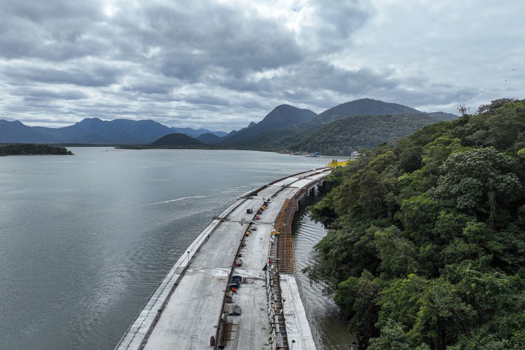 Ponte de Guaratuba atinge 70% de execução com avanços nos acessos viários 2 FOTO 02 90