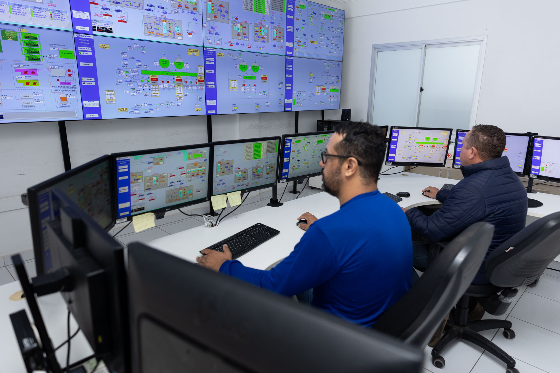 O Centro de Controle do Litoral é o terceiro do Estado a receber este tipo de equipamento, depois de Curitiba e Londrina (Foto: Sanepar)
