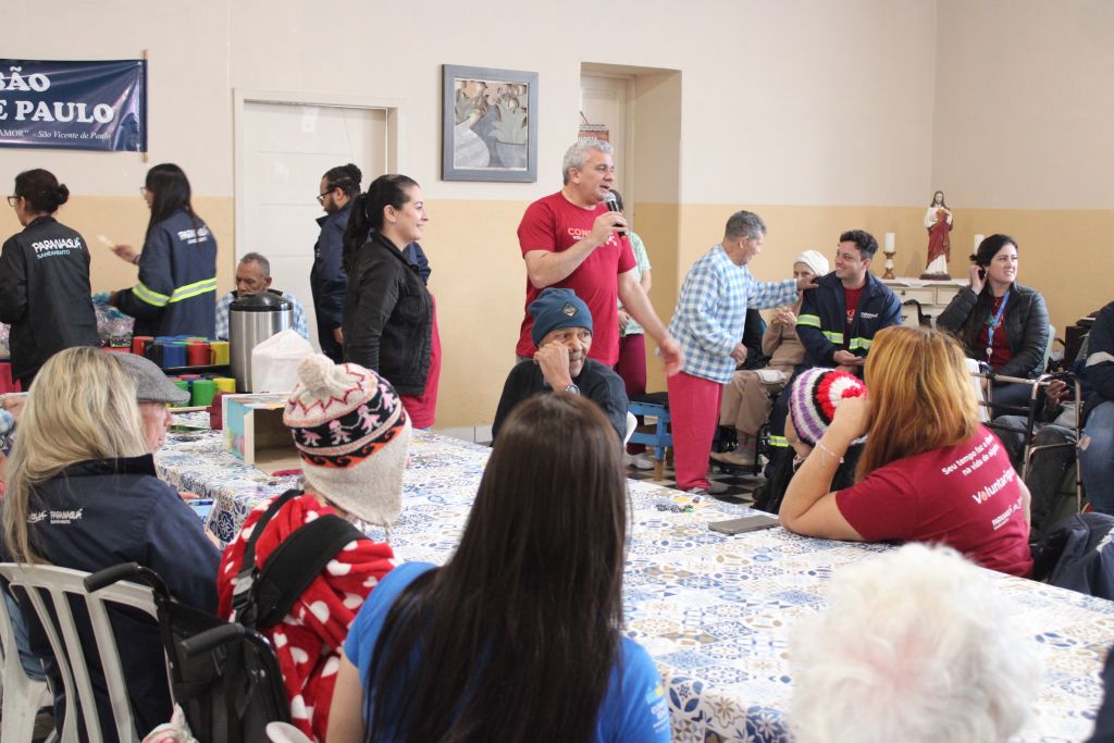 Paranaguá Saneamento promove ação voluntária com idosos no Asilo São Vicente de Paulo 6 IMG 8512