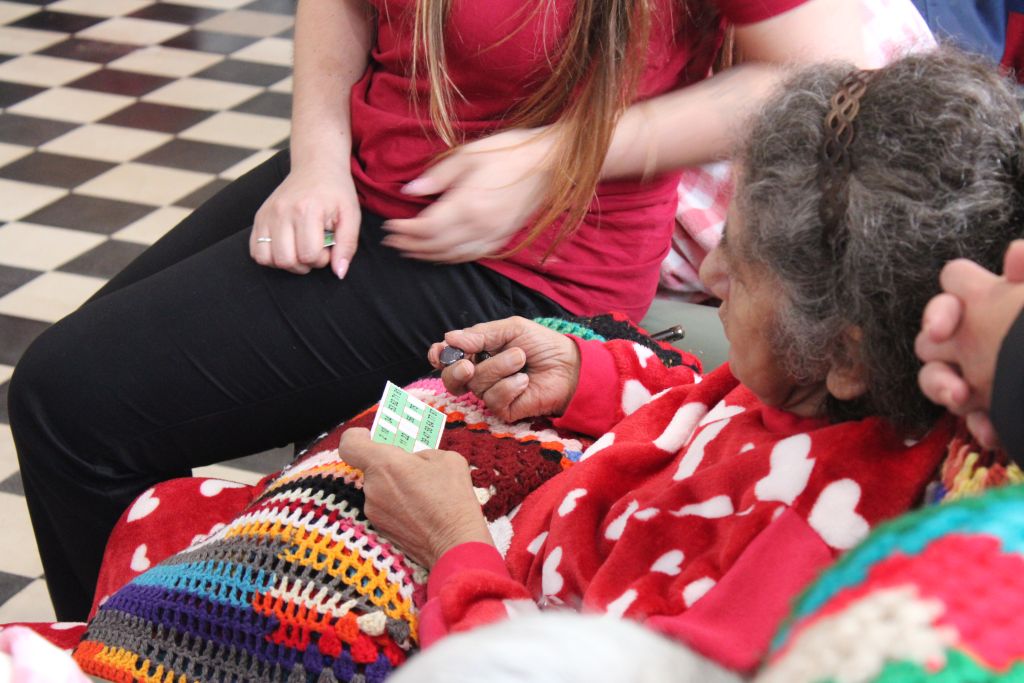 Paranaguá Saneamento promove ação voluntária com idosos no Asilo São Vicente de Paulo 4 IMG 8514