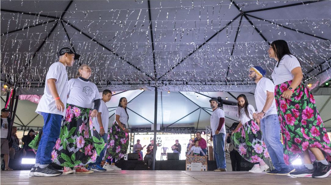 XV Festa Nacional do Fandango Caiçara, realizada em 2024 (Foto: Rafael Damasceno/ Associação de Cultura Popular Mandicuera)