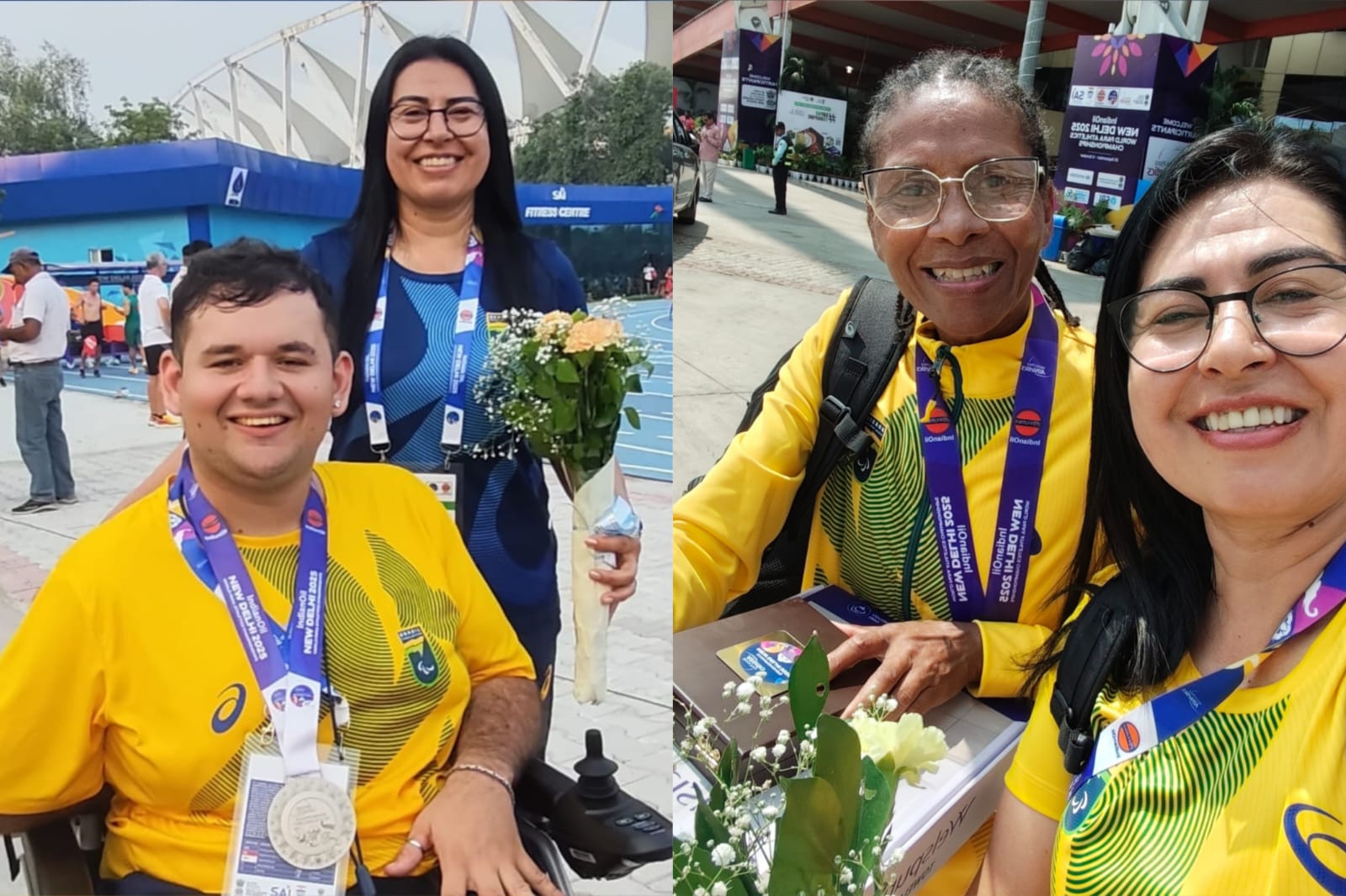 Vinícius Cabral leva prata e Edileusa dos Santos conquista o bronze no Mundial Paralímpico de Atletismo 1 01 12