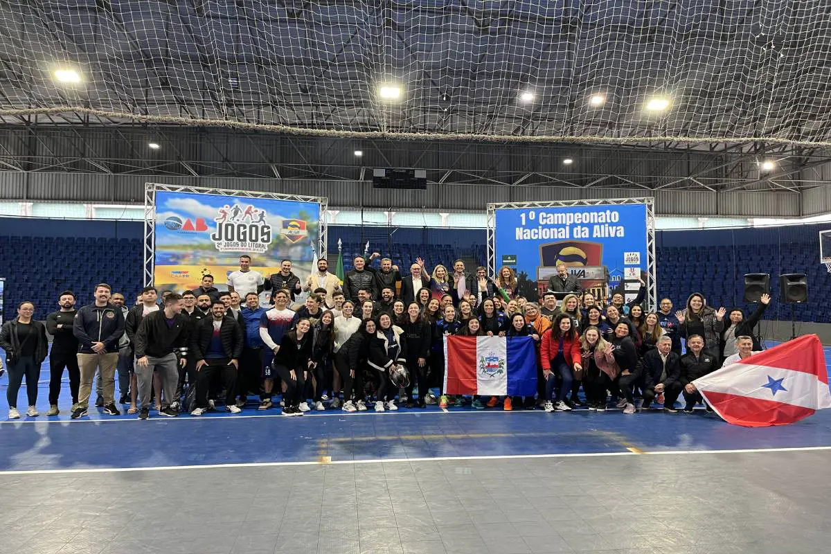 Paranaguá sedia 1.º Campeonato da ALIVA e 2.º JAL com presença de advogados de todo o Brasil 1 O evento reuniu advogados e atletas de diversas regiões do estado e do País (Foto: Folha do Litoral News)