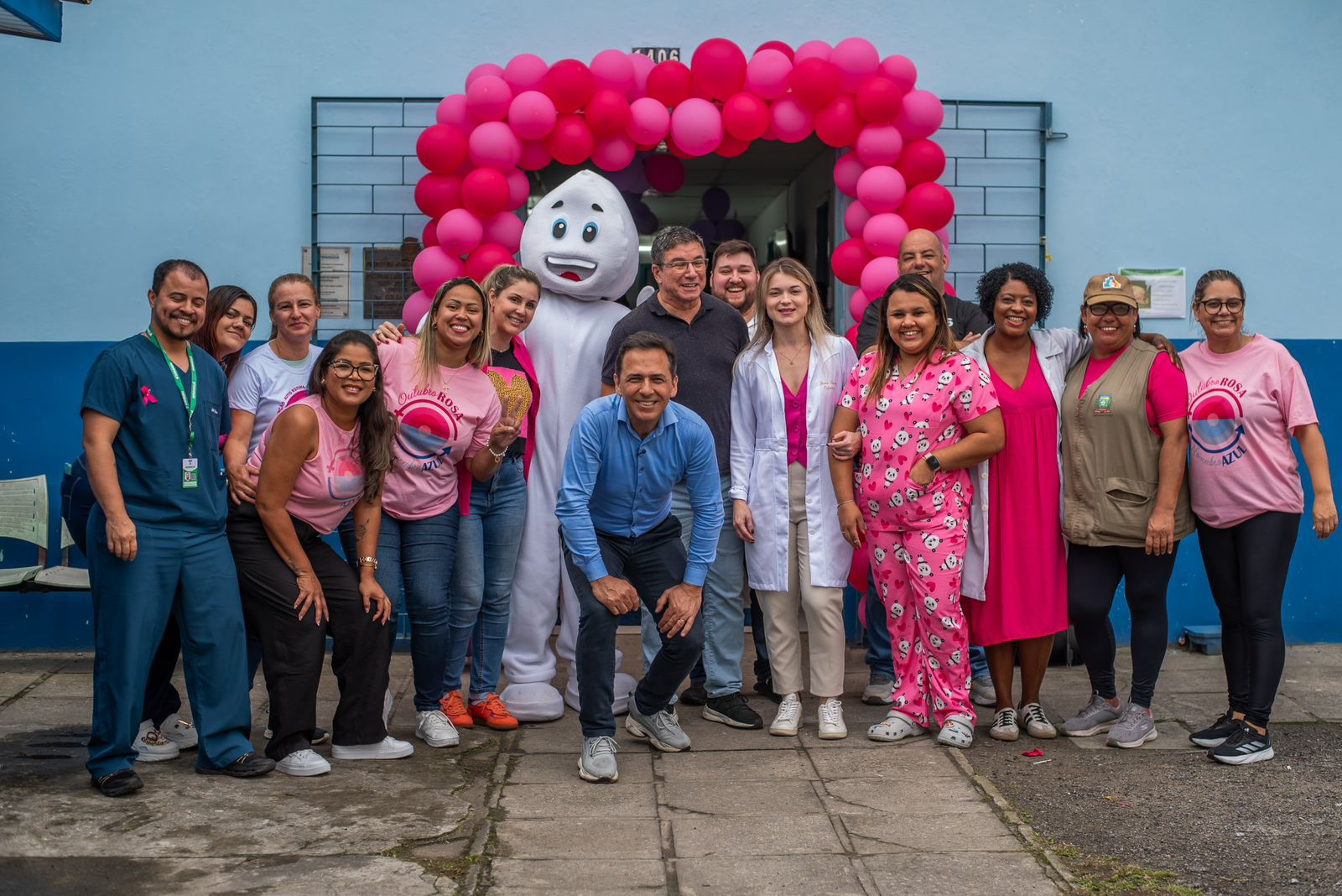 A cerimônia de abertura aconteceu na Unidade Básica de Saúde (UBS) Emir Roth, localizada na Ilha dos Valadares (Foto: Moysés Zanardo e Vanessa Yared)