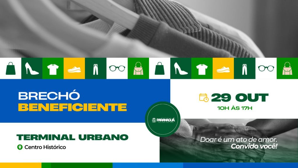 Brechó Solidário ocorrerá no Terminal Urbano de Paranaguá na quarta-feira 2 2brechoarte