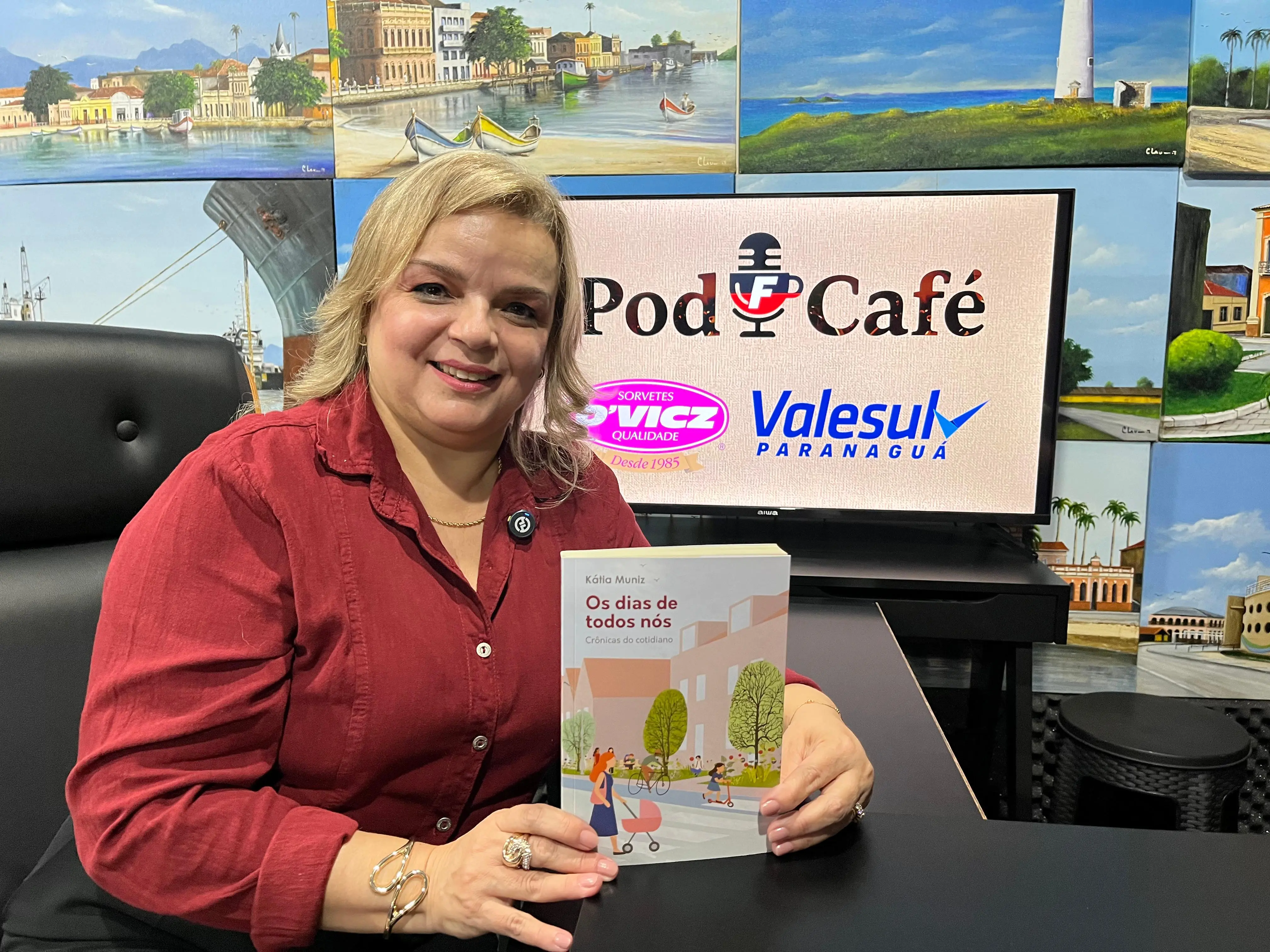 Cronista Kátia Muniz lançará livro “Os dias de todos nós – Crônicas do cotidiano” em novembro 1 O lançamento será no dia 19 de novembro, às 19h30, na sede da Aciap, em Paranaguá