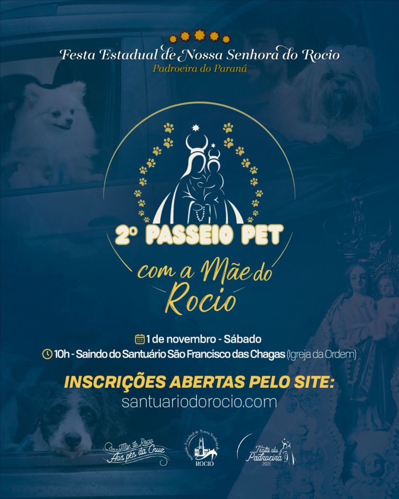 2.º Passeio Pet com a Mãe do Rocio abre oficialmente a 212.ª Festa de Nossa Senhora do Rocio em Paranaguá 2 FOTO 02 2025 10 17T172257.263