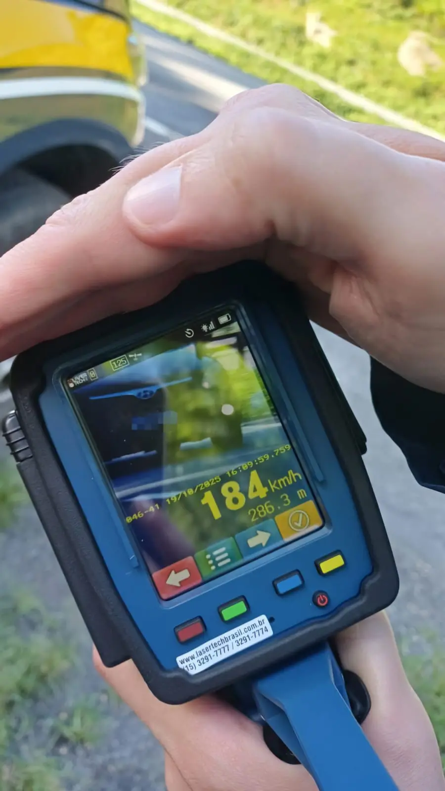 A fiscalização com o emprego do radar fotográfico é realizada em diversos trechos das rodovias federais