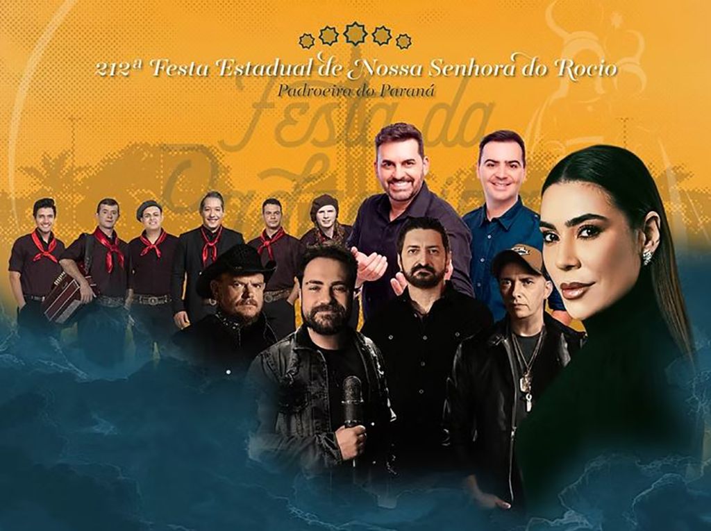 Shows da Festa do Rocio 2025