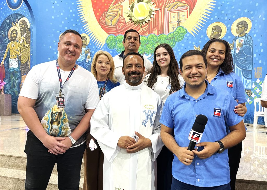Festa do Rocio: Missa de envio das equipes de trabalho e da imprensa de Paranaguá é realizada 3 Equipe da Folha do Litoral News esteve presente na Missa (Foto: Folha do Litoral News)