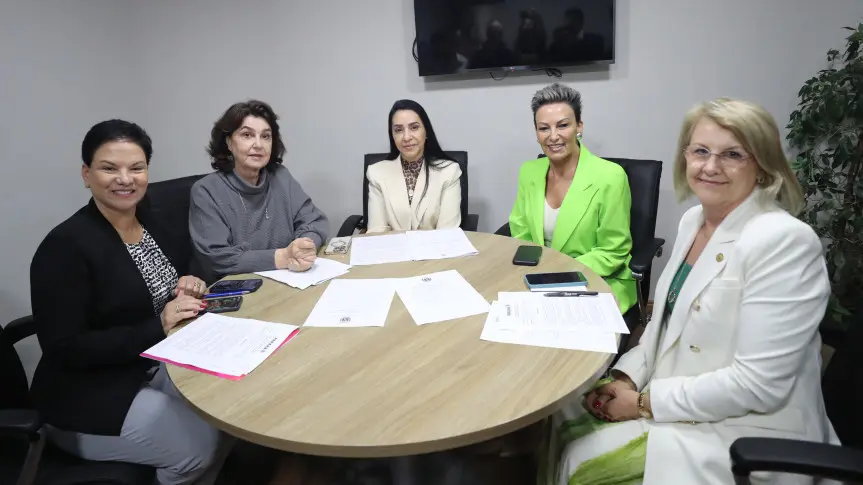 Comissão da Mulher aprova ampliação de exame genético para detectar câncer de mama no Paraná 1 Reunião ocorreu após a sessão plenária desta segunda-feira (17) (Créditos: Valdir Amaral/Alep)