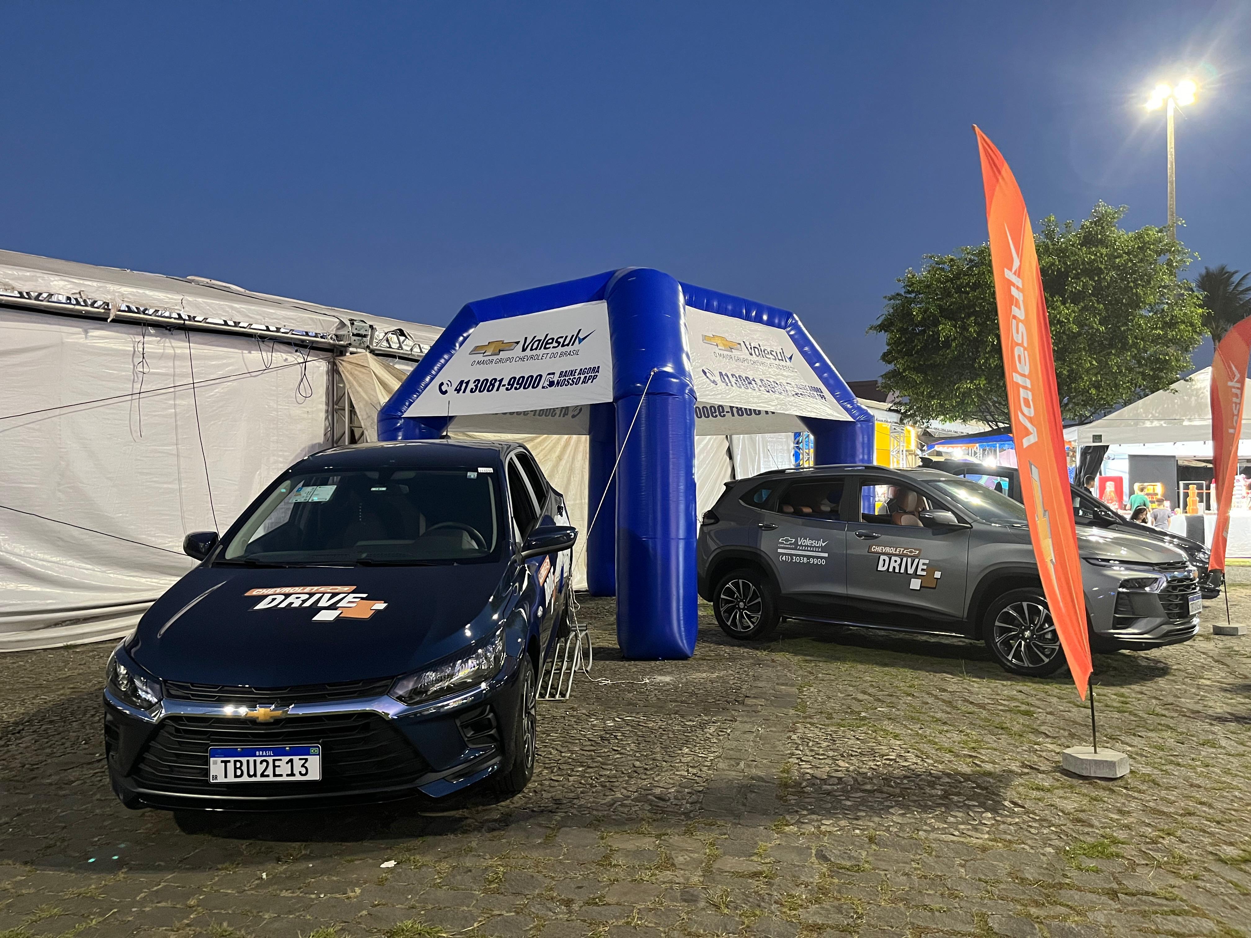 Valesul Chevrolet apresenta lançamentos e condições especiais na Praça da Fé