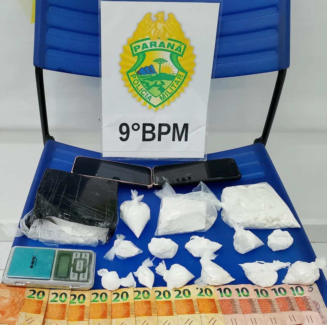 A droga foi encontrada dentro de uma casa no Parque São João