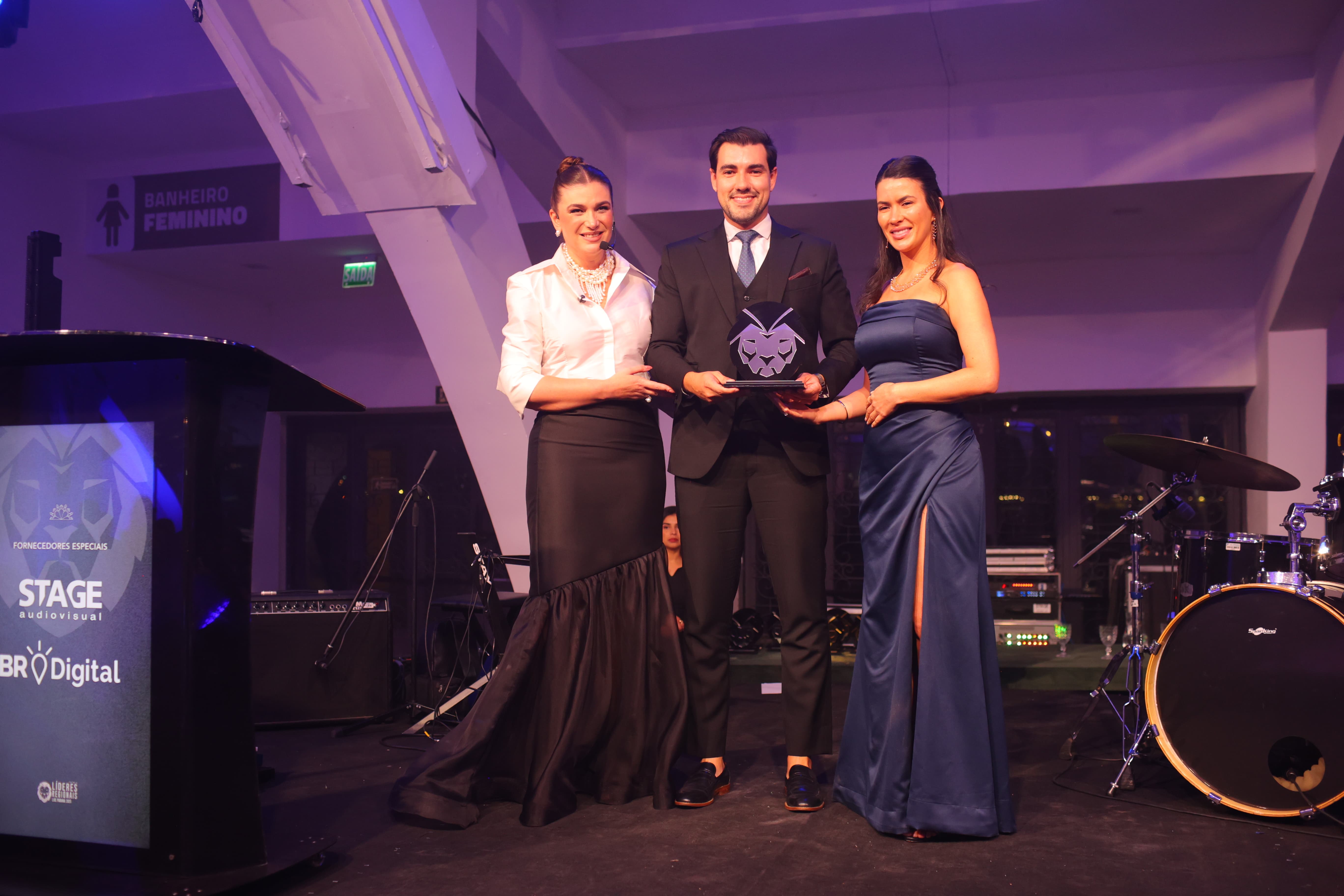 O evento de premiação, realizado pela LIDE Paraná, foi realizado na última terça-feira (11), em Curitiba (Foto: Divulgação/Portos do Paraná)