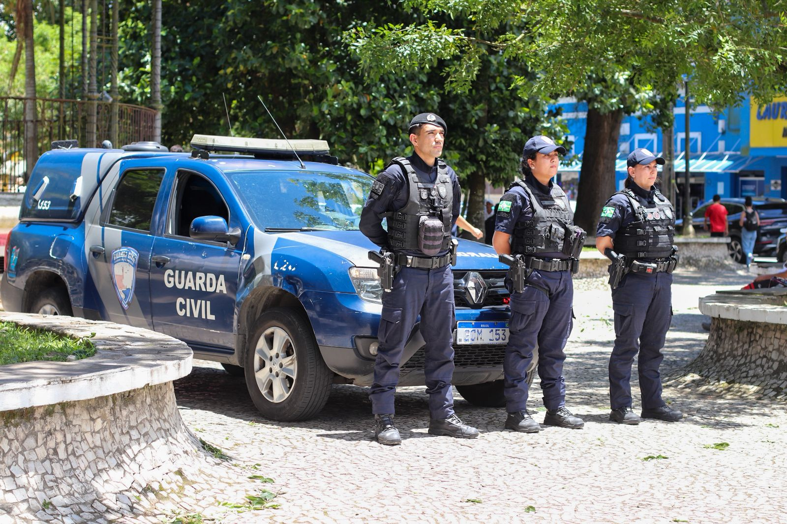 Município intensifica segurança no período natalino na área central de Paranaguá