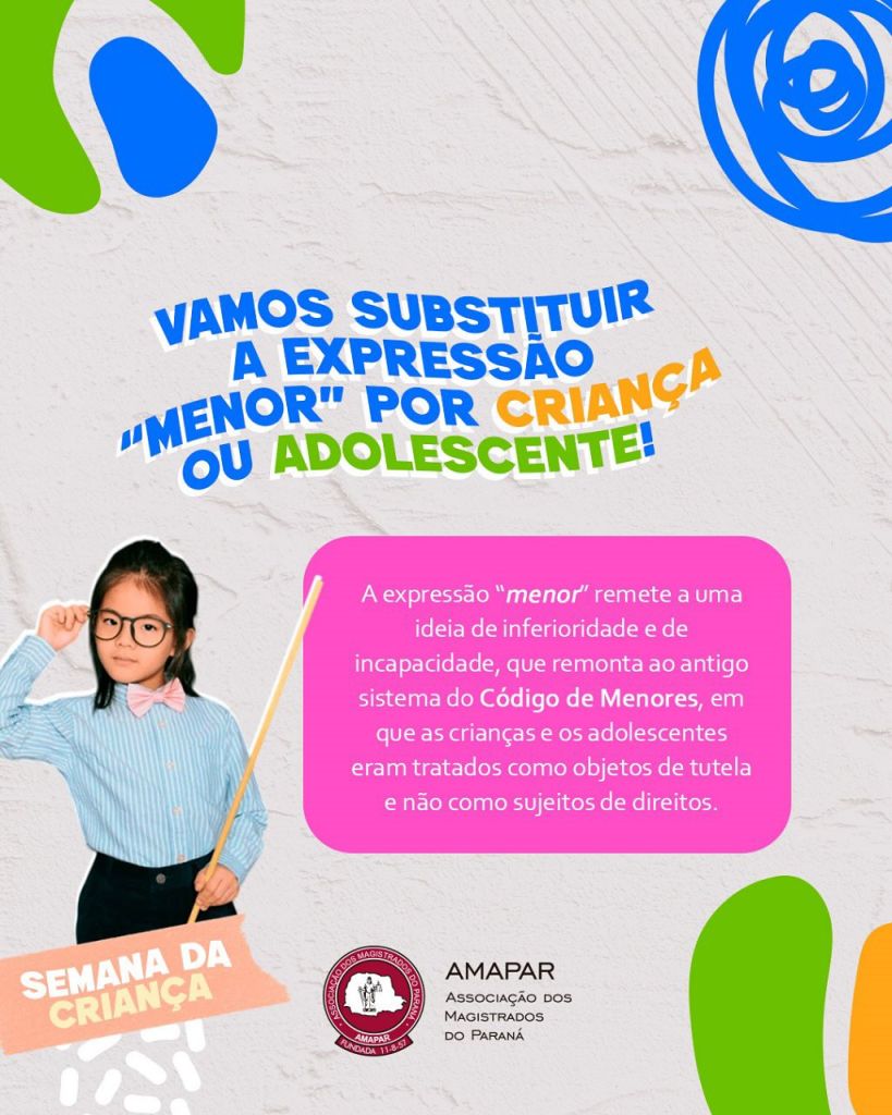 Saiba a importância de substituir a expressão "menor" por criança ou adolescente 2 SnapInsta.to 564035766 18362734873157525 3780931789699921917 n