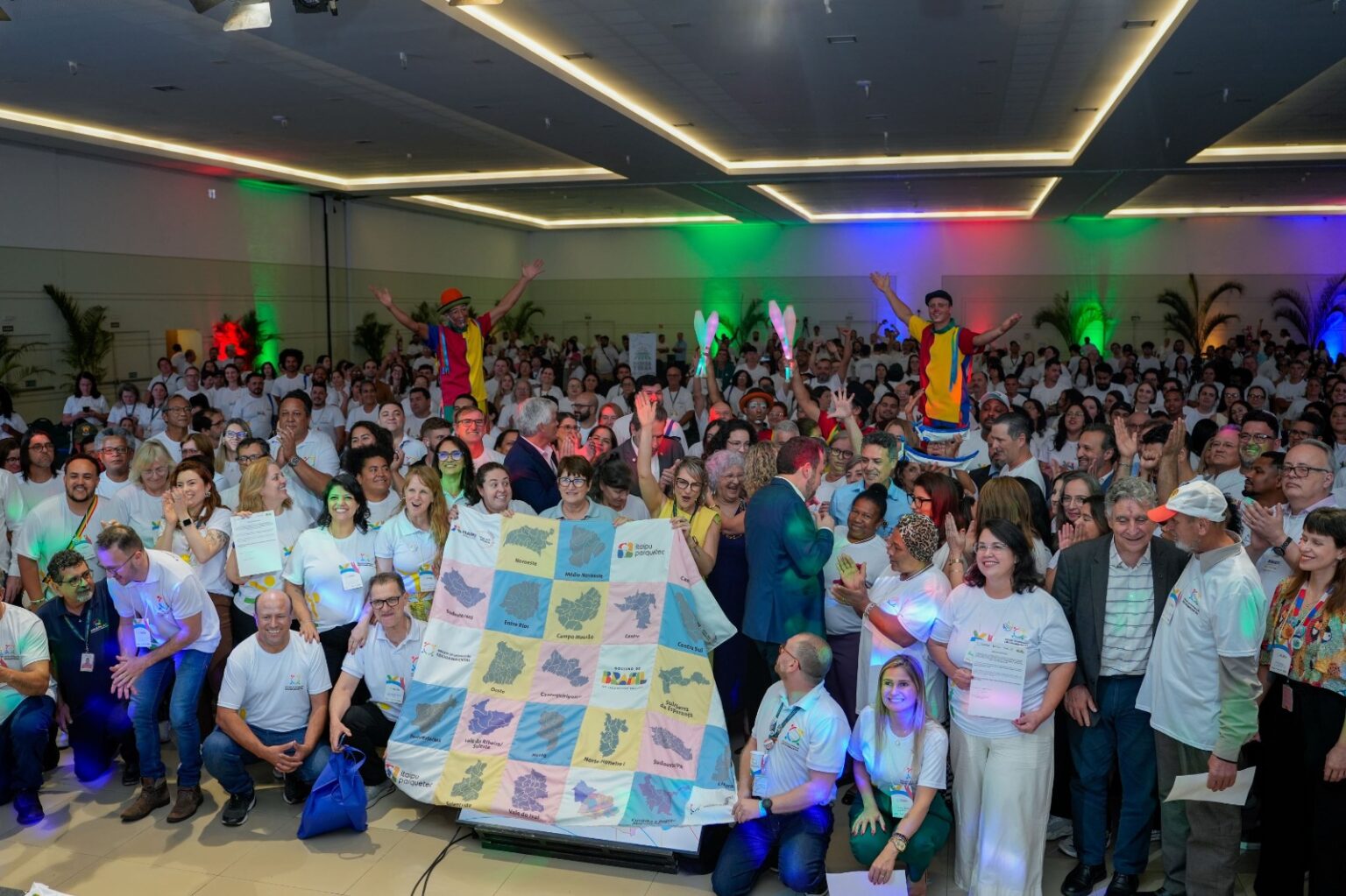 Evento em Foz do Iguaçu (PR) reuniu mais de 1.200 representantes de todos os Núcleos do Paraná e sul do Mato Grosso do Sul (Foto: Ilianis González/Video UP/Itaipu Parquetec)
