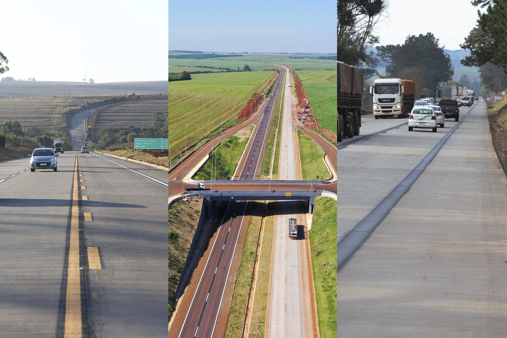 Com anúncio de novas obras, Paraná chega a 755 quilômetros de rodovias de concreto 1 estradas