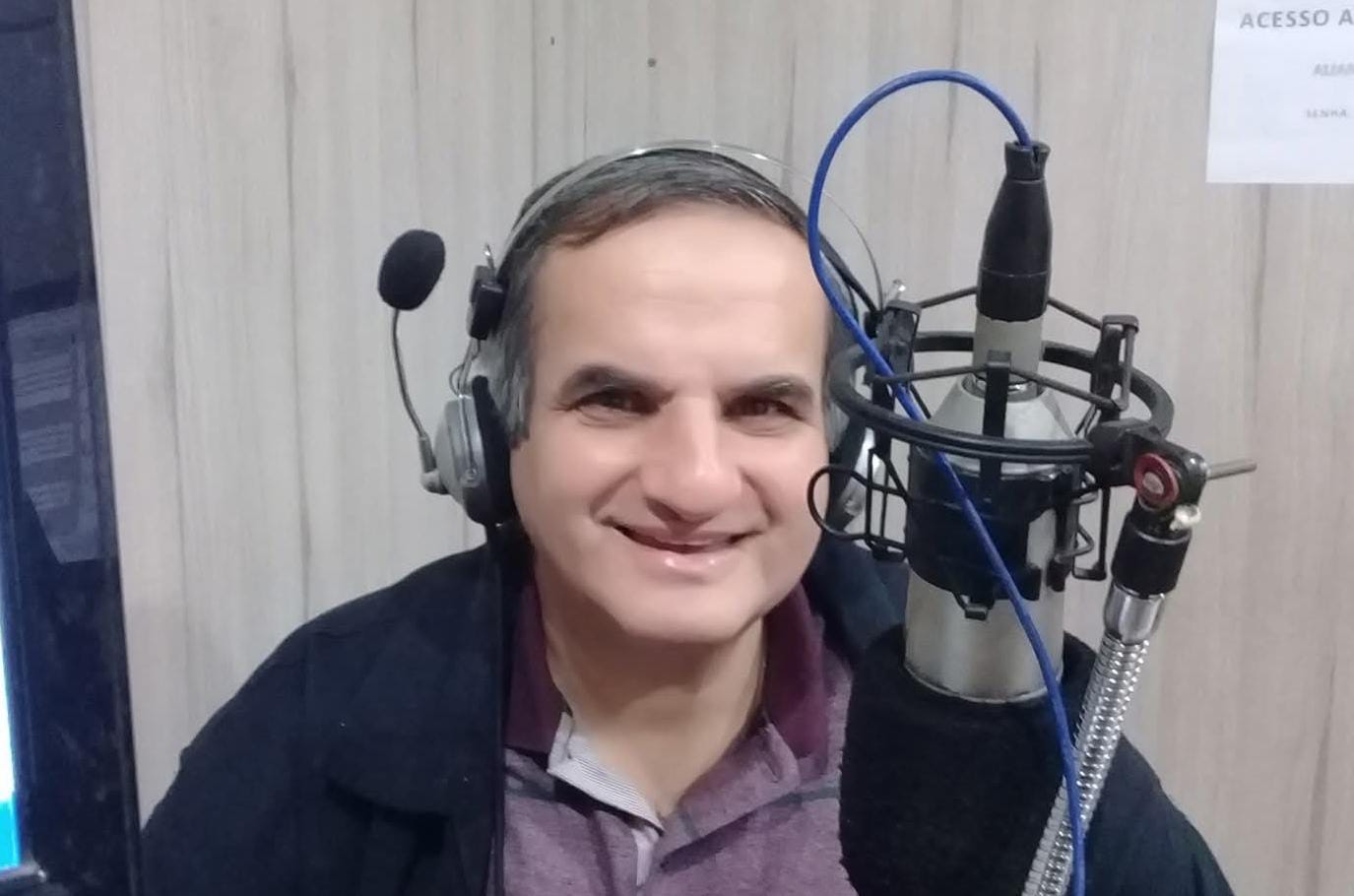 Luto na imprensa: Morre “Mura Mura”, ícone de Paranaguá e do litoral do Paraná 1 Mura Mura na Rádio Difusora