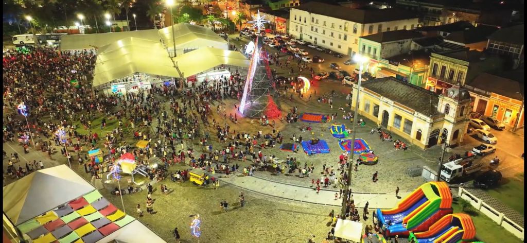 praca de eventos chegada papai noel