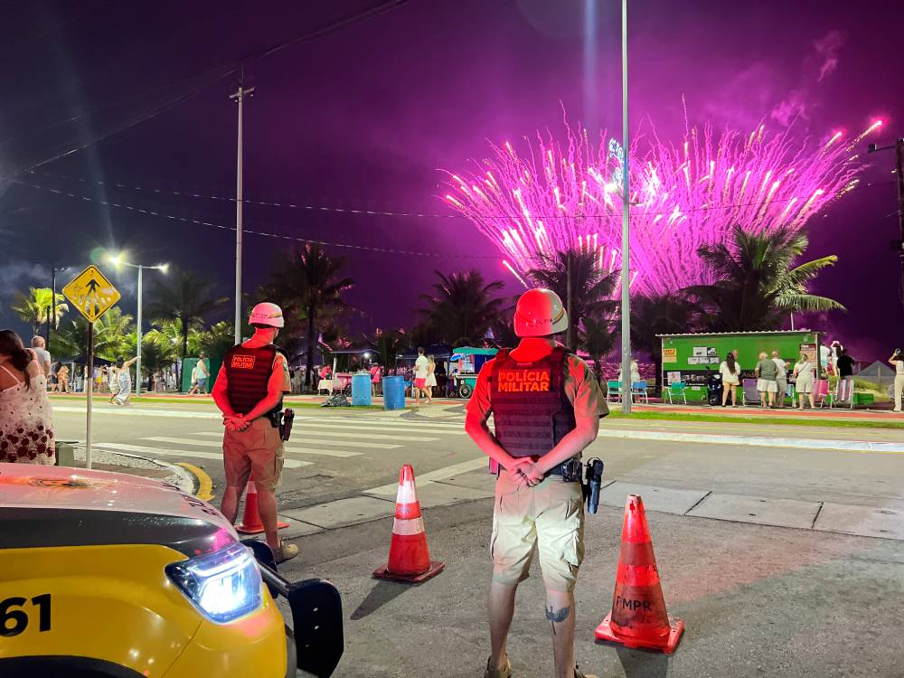 Mais de dois milhões de pessoas passaram o Réveillon no litoral do Paraná