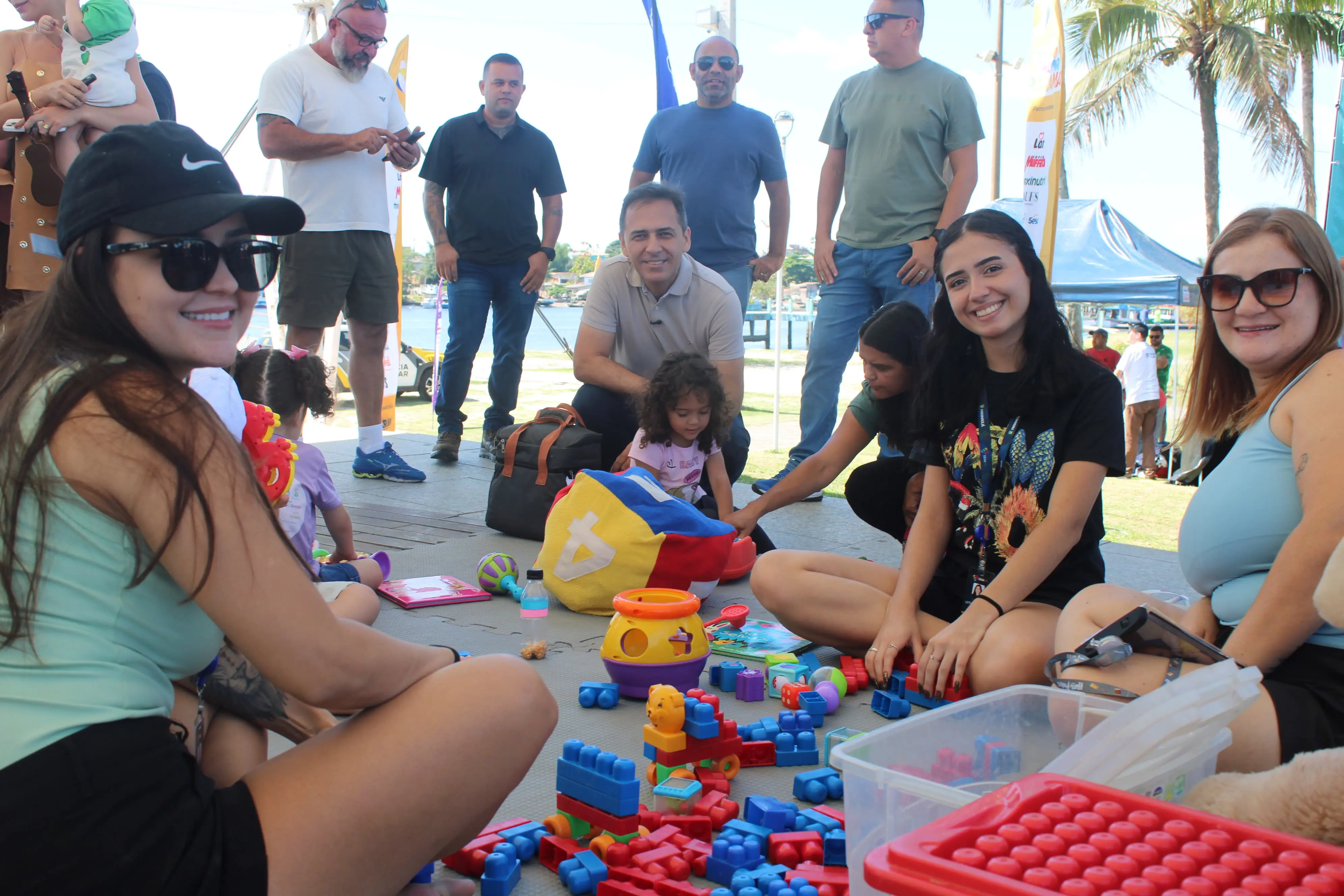 Prefeito Adriano Ramos comemorou o dia de sol o que proporcionou uma experiência ainda melhor para a população que pode aproveitar as atividades oferecidas