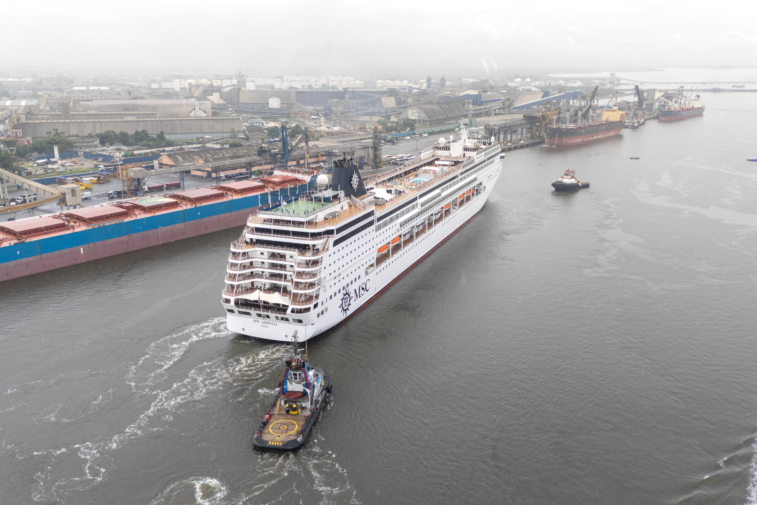 Porto de Paranaguá volta a receber cruzeiros da MSC na temporada 2026/2027