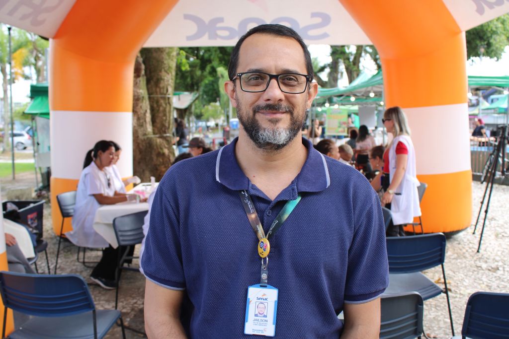 Na foto, o técnico em Relações com o Mercado do Senac, Jailson Ricardo Marques Gonçalves (Foto: Folha do Litoral News)