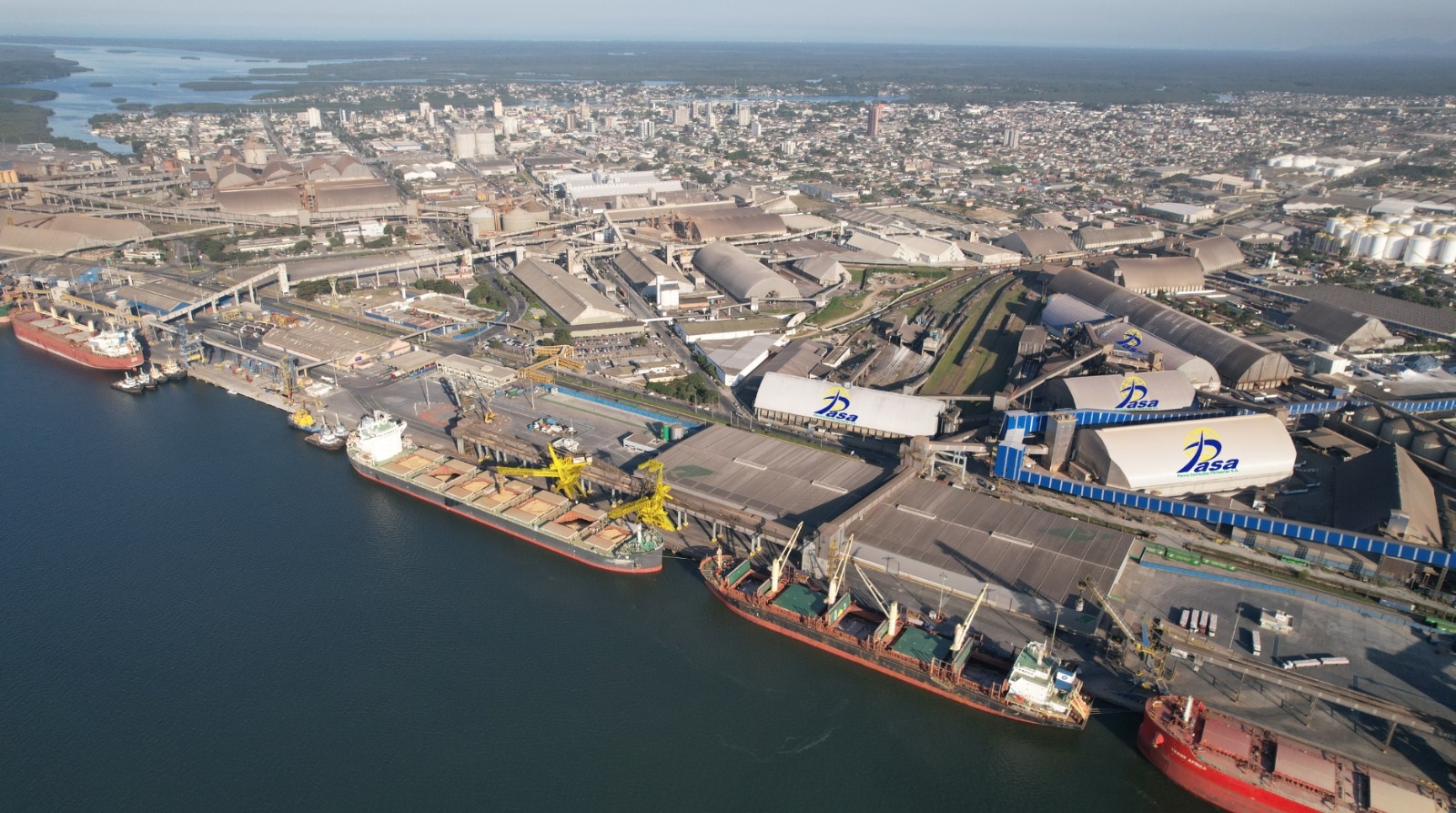 Eficiência e crescimento marcam trajetória da Pasa no Porto de Paranaguá