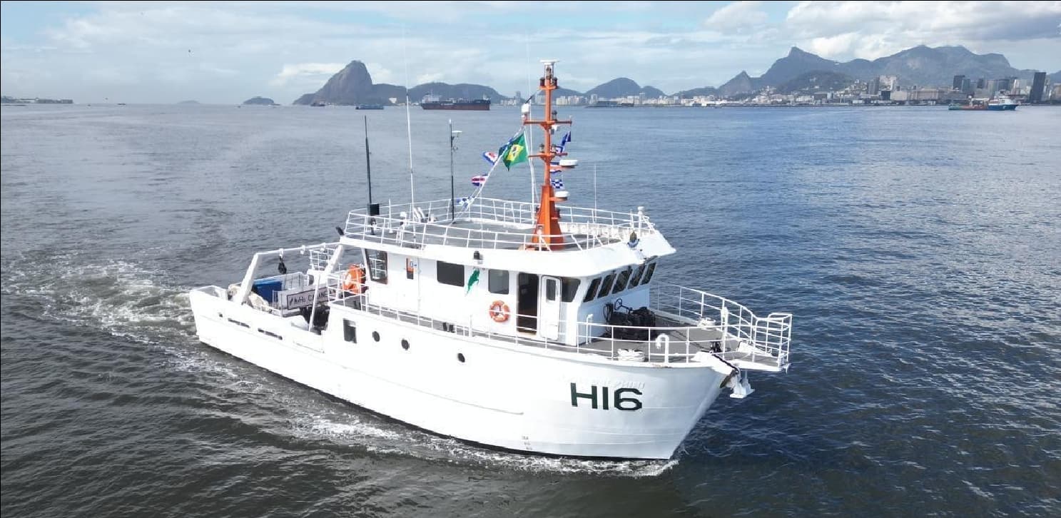 Aviso Hidroceanográfico Cananéia atracará em Paranaguá 1 Foto: Marinha do Brasil