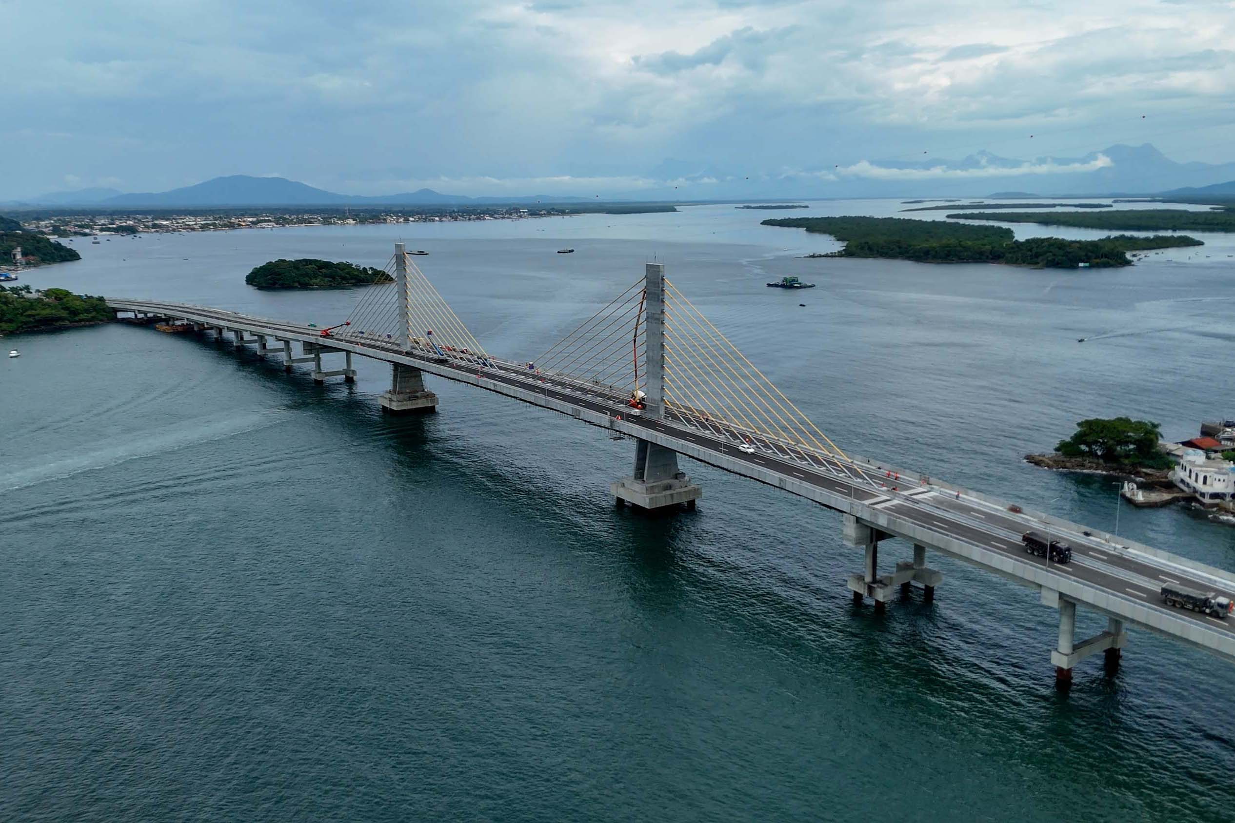Ponte de Guaratuba será inaugurada no dia 1.º de maio com festa histórica no litoral do Paraná
