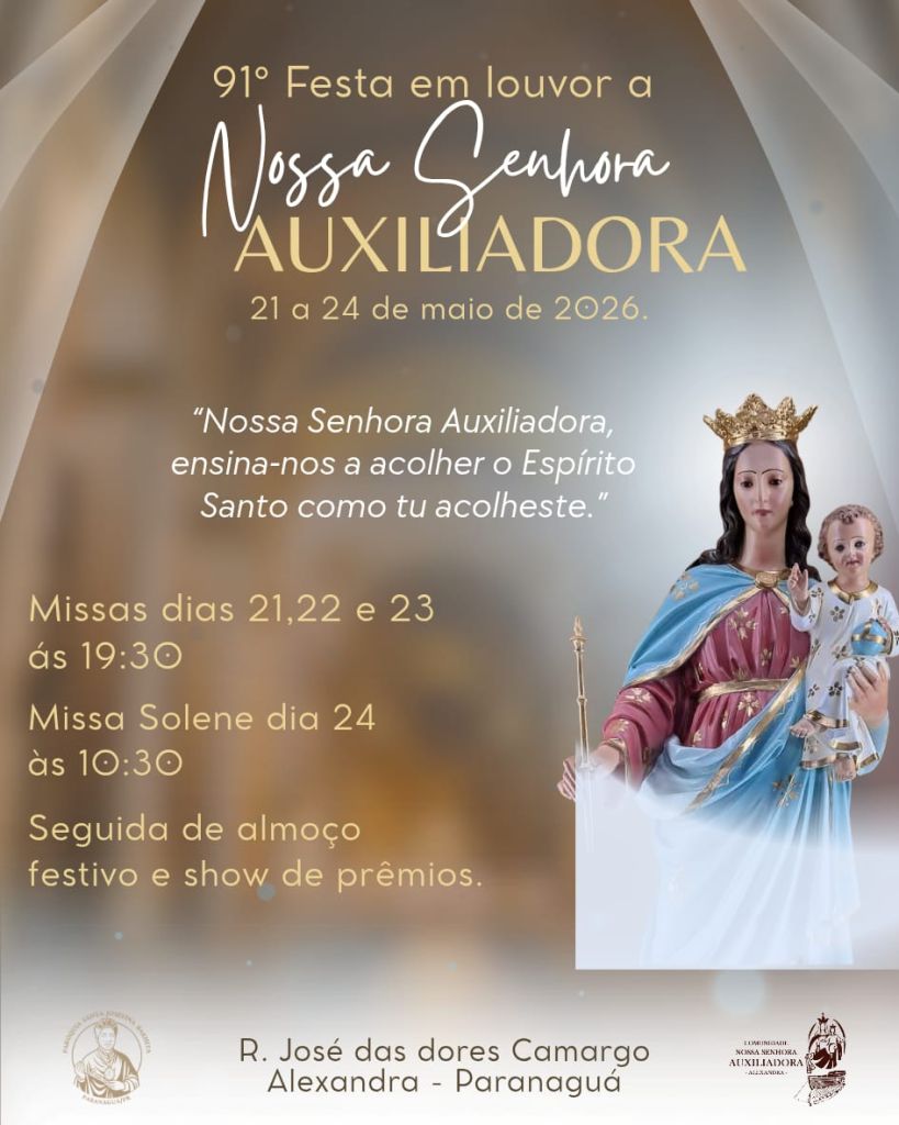 Comunidade Nossa Senhora Auxiliadora celebra 91.ª festa em Alexandra e inicia contagem regressiva para o centenário 5 1eeaecca f8a3 499e b264 264027f3c7d4