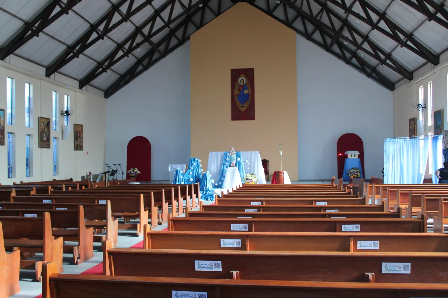 Além das celebrações religiosas, a comunidade também poderá participar da quermesse realizada todos os dias após a Missa e Novena