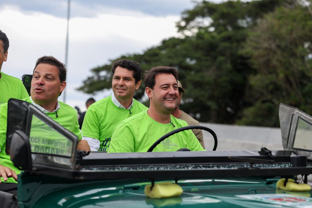 “Foi uma grande vitória do nosso Estado e um momento emblemático para todos”, afirmou o governador Ratinho Junior (Foto: Geraldo Bubniak/AEN)
