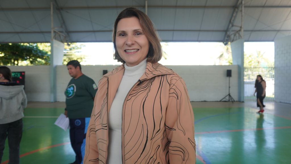  “É um projeto lindo e muito importante para o nosso município”, afirmou a vice-prefeita de Paranaguá, Fabiana Parro (Foto: Folha do Litoral News)