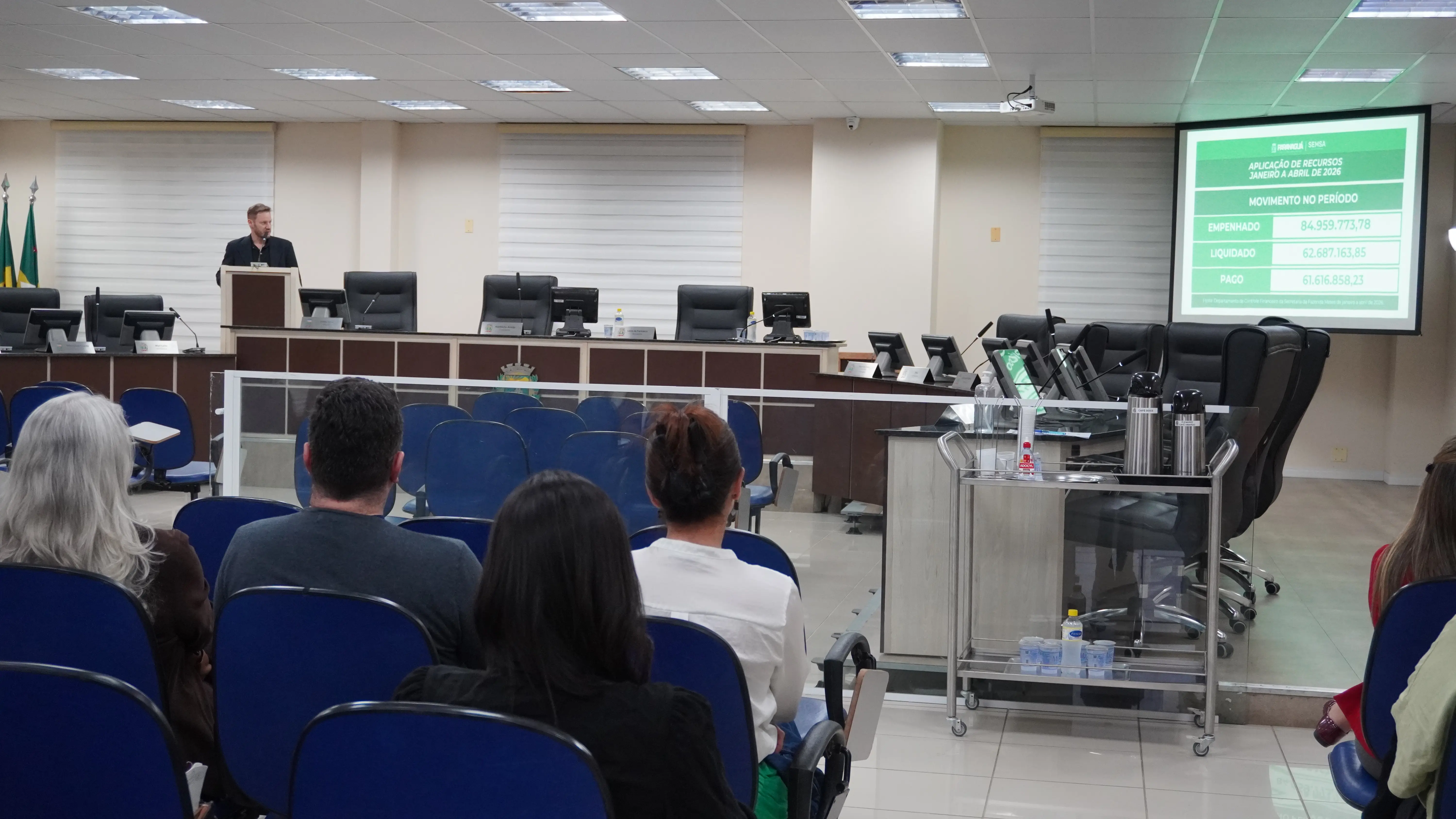 “É importante o Poder Legislativo estar a par do que a Secretaria Municipal de Saúde está fazendo, suas ações, metas cumpridas, metas parcialmente cumpridas e o que devemos melhorar”, ressaltou o secretário municipal de Saúde, Daniel Fangueiro (Foto: Folha do Litoral News)
