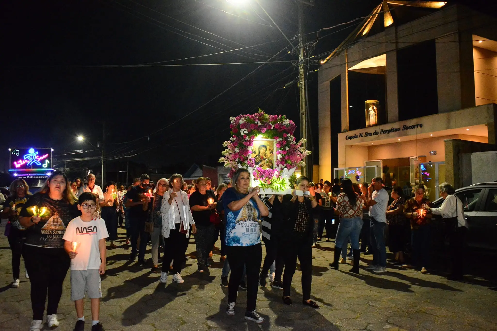 Programação contará com momentos de oração, celebrações, procissão luminosa e quermesse (Foto: Comunidade Nossa Senhora do Perpétuo Socorro/Paranaguá)