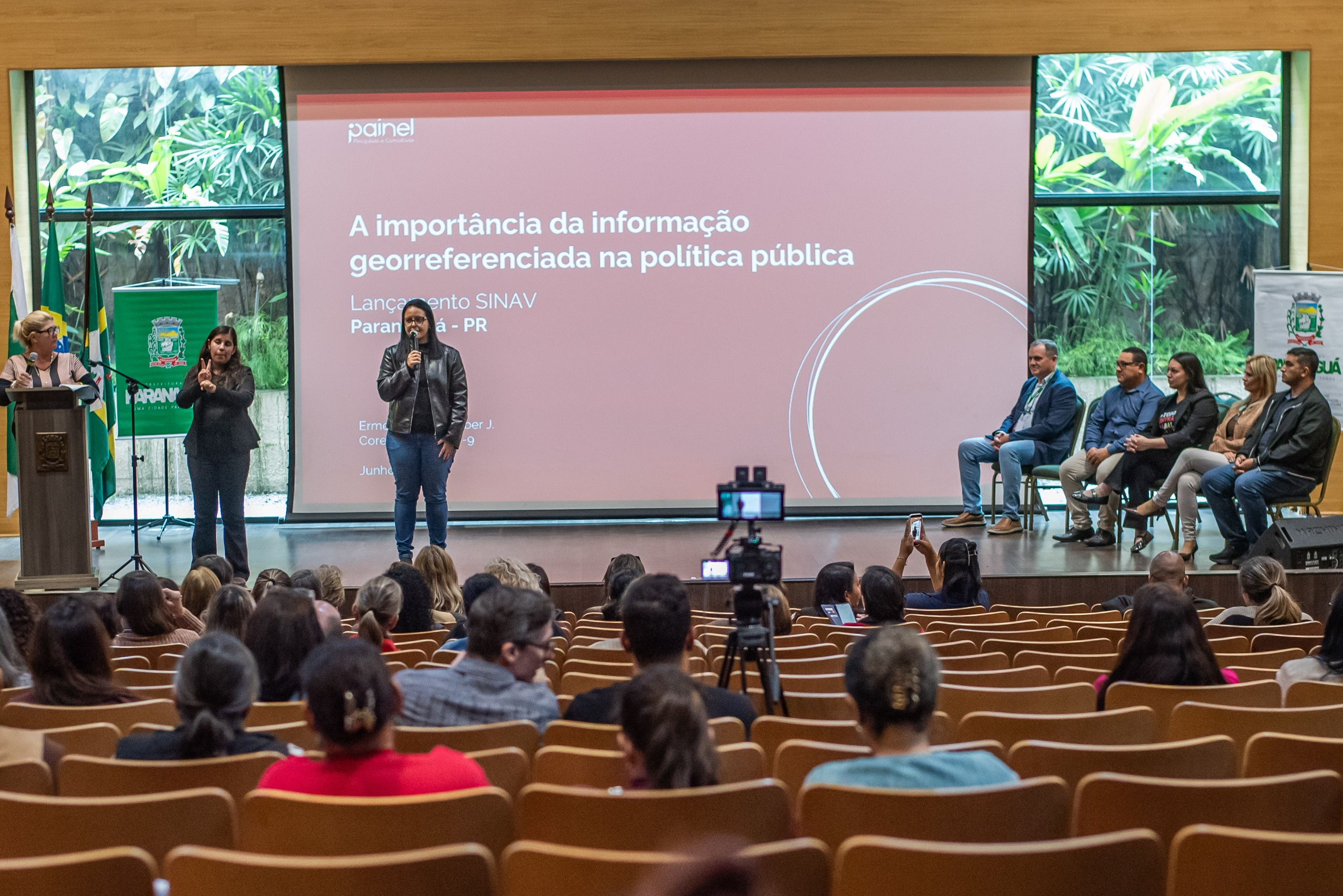 The launch of the Violence Assistance and Referral Notification System took place on Thursday, the 11th, at Isulpar (Photo: Moyses Zanardo/Paranaguá City Hall)