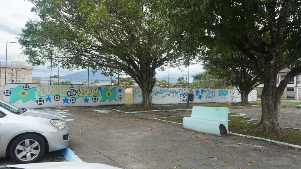 Com fase decisiva do Brasil na Copa do Mundo, população segue com pintura em ruas de Paranaguá 10 DSC01064
