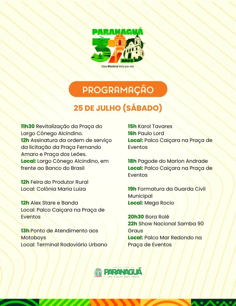 PARANAGUÁ 378 ANOS: Prefeito Adriano Ramos divulga programação oficial com shows nacionais e inaugurações 8 755128752 1358019869841125 120799516324147967 n
