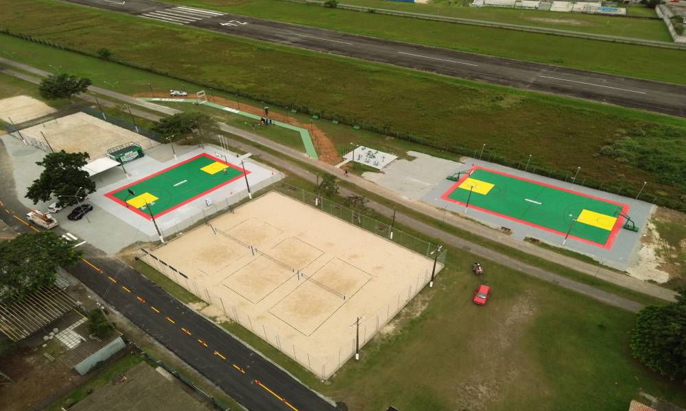 Prefeitura de Paranaguá entrega Centro de Referência Esportiva e Parque Inclusivo Infantil neste fim de semana 1 Ações integram as celebrações dos 378 anos do município (Foto: Sespor/Prefeitura de Paranaguá)