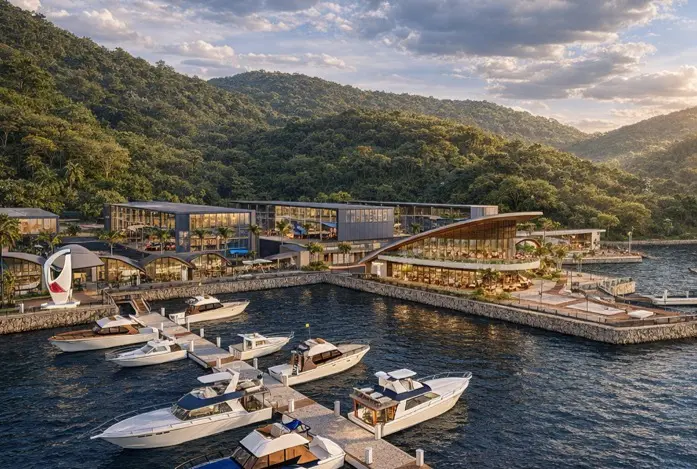 Estrutura será criada para fortalecer o turismo local e a economia náutica do litoral do Paraná (Arte: Grade Arquitetura)