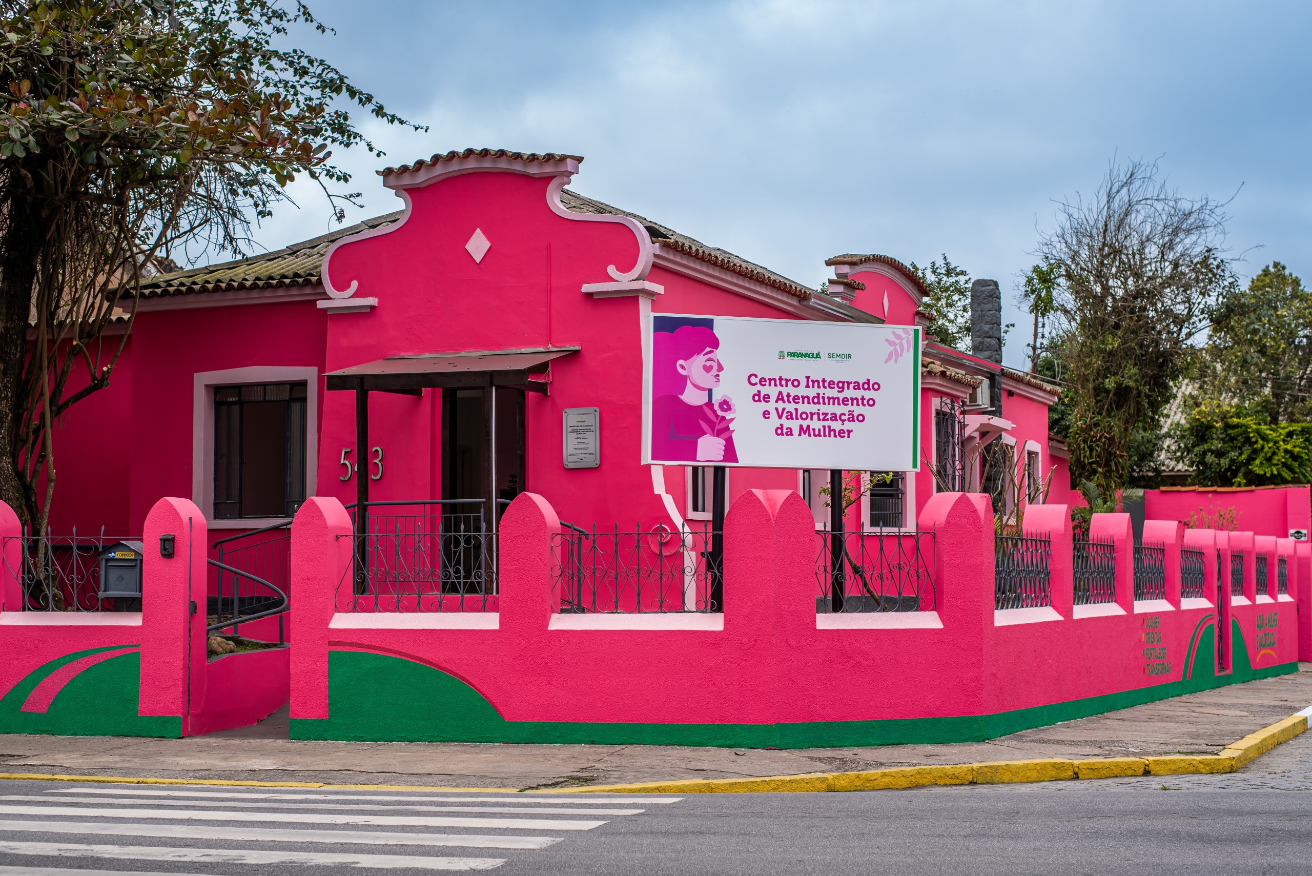 O CIAVAM fica na Rua Júlia da Costa, n.º 543, no Centro Histórico de Paranaguá (Foto: Moyses Zanardo/Prefeitura de Paranaguá)
