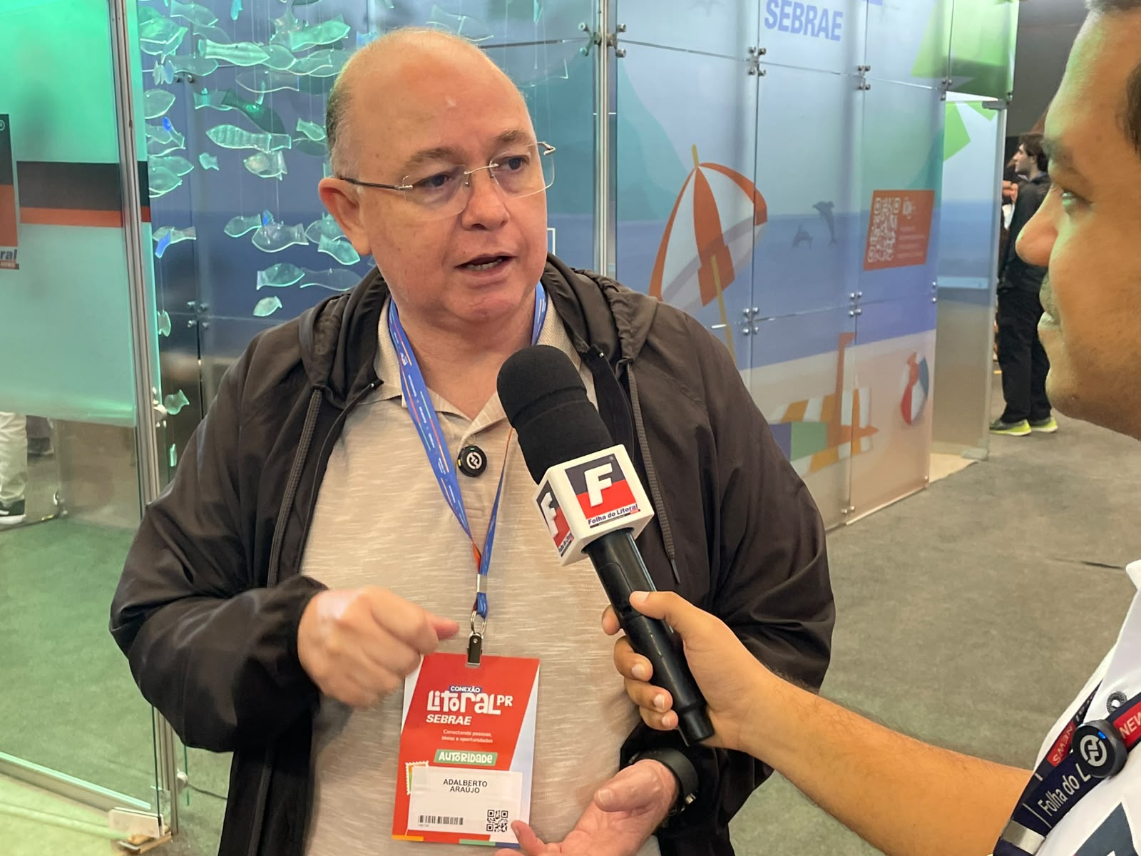 Presidente da Câmara de Paranaguá destaca importância do Conexão Litoral para o desenvolvimento econômico da região 1 “O Conexão Litoral Sebrae/PR é um intercâmbio entre os diversos segmentos que vem justamente para fortalecer o desenvolvimento econômico da região”, afirmou Adalberto Araújo