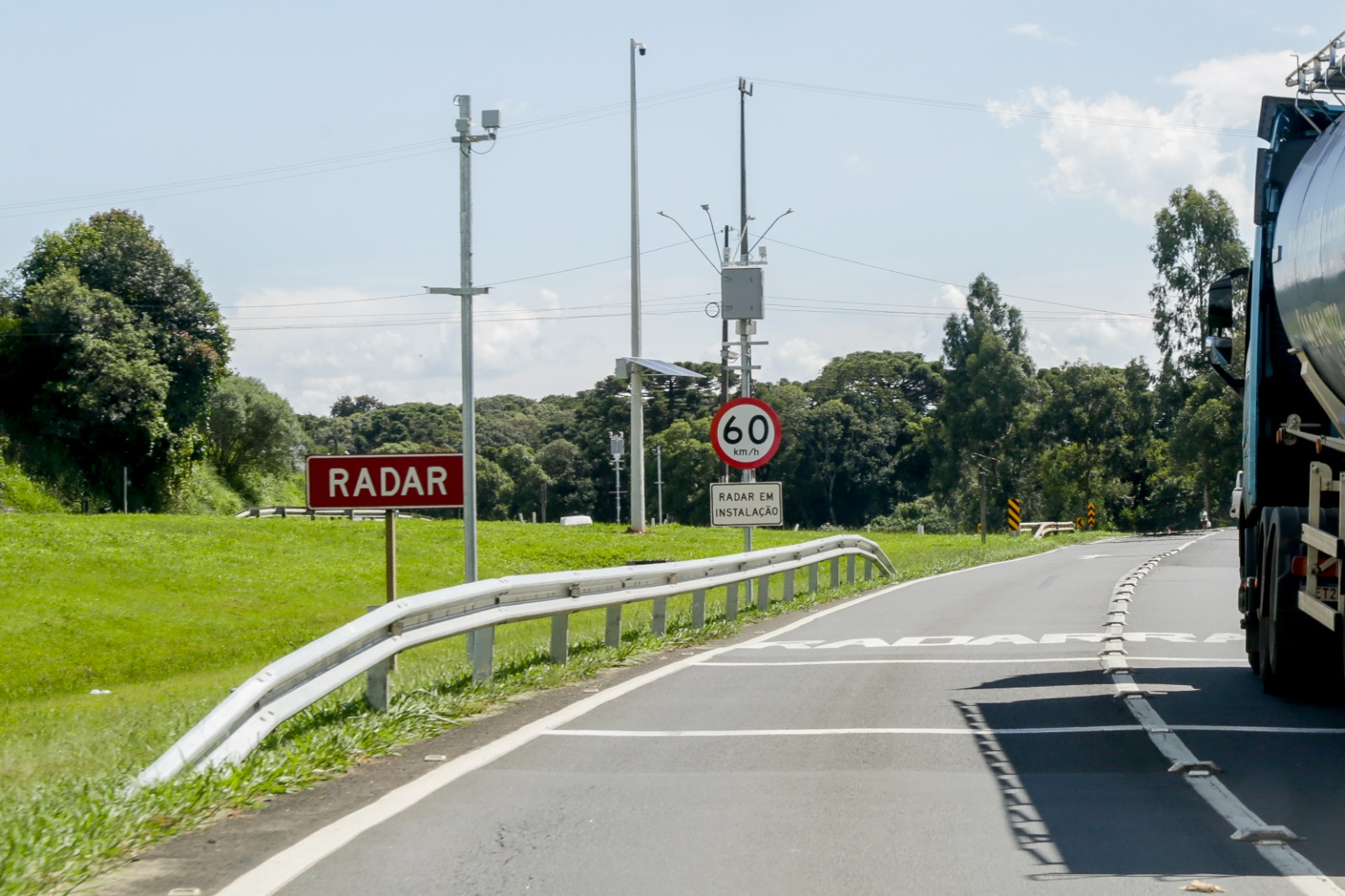 BR-277 terá novos radares em Paranaguá e Morretes 1 Os novos pontos foram definidos em conjunto com as polícias Rodoviária Federal e Estadual, levando em consideração os locais considerados de maior risco de acidentes (Foto: EPR Litoral Pioneiro)