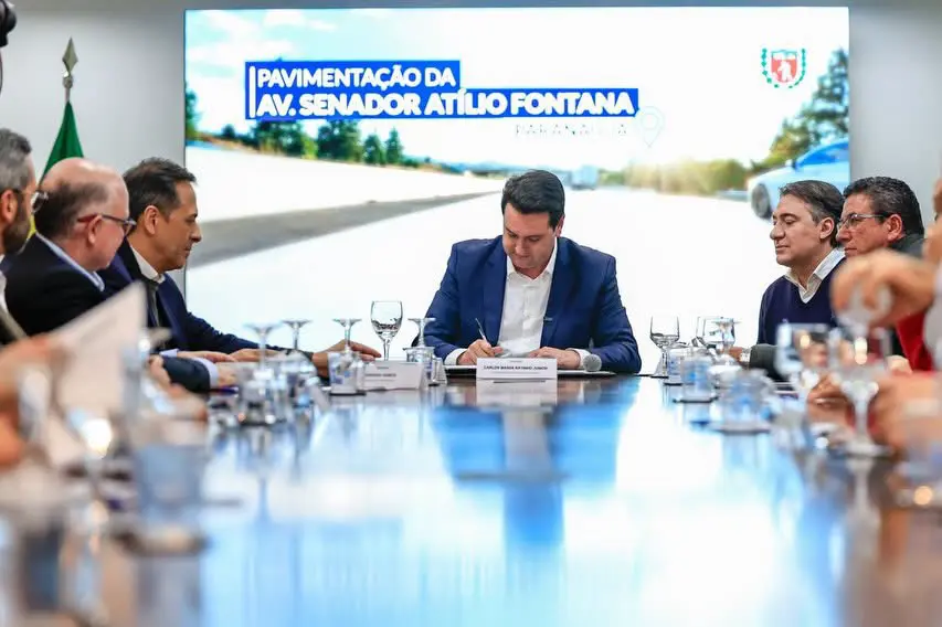 Paranaguá terá mais de R$ 110 milhões para obras na Roque Vernalha e Atílio Fontana 4 Foto Facebook Ratinho Junior 2