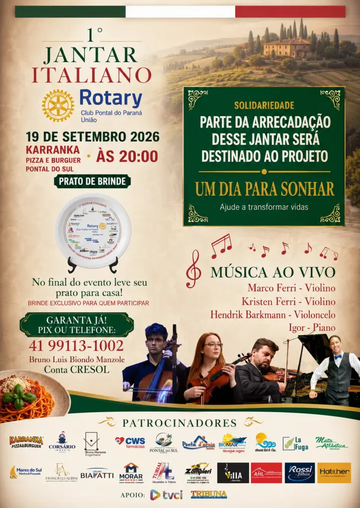 Rotary Club de Pontal do Paraná União inicia seleção de estudantes para projeto “Um Dia para Sonhar” 4 divulgacao 2