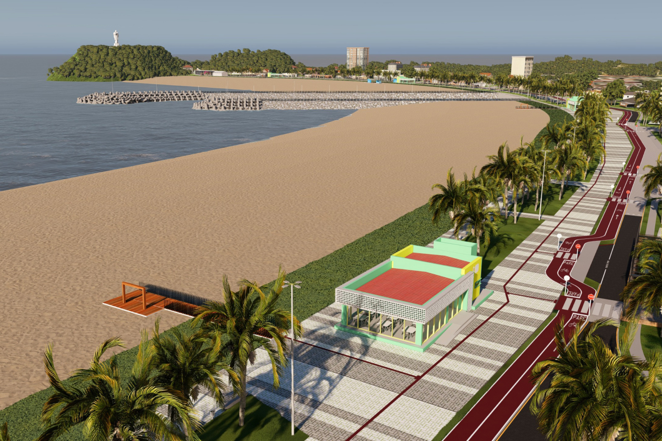 Com início previsto para 2027 e edital lançado, confira como será a engorda da orla de Guaratuba 1 O edital para o engordamento das praias do município já está no ar (Foto: AEN/Divulgação)