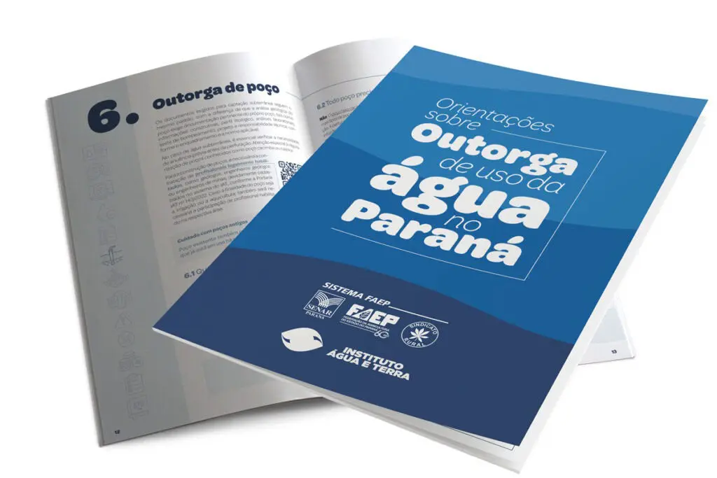 Sistema FAEP desenvolve cartilha sobre outorga de uso da água 1 Foto: Divulgação