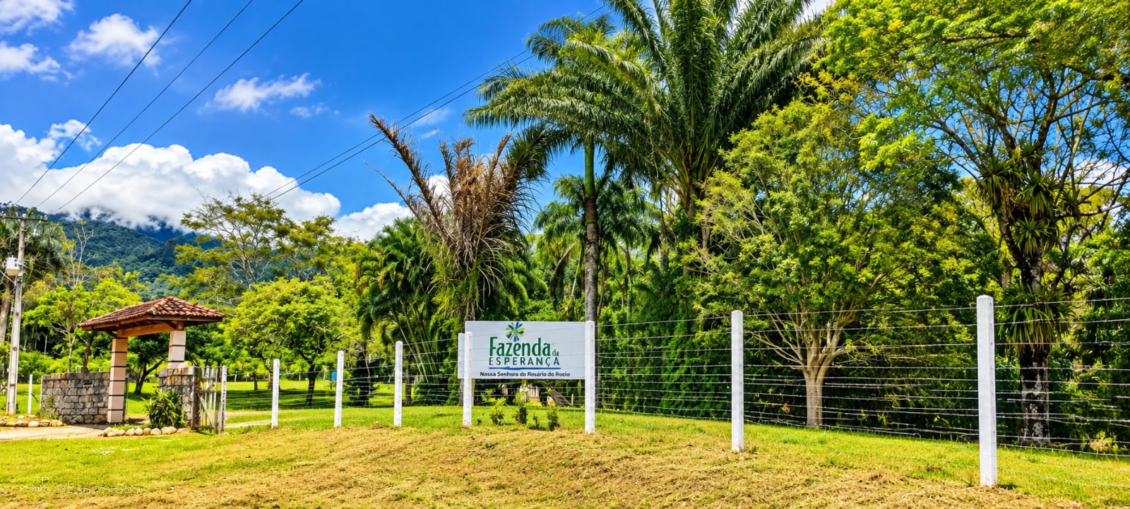A Fazenda da Esperança fica no bairro rural Comunidade da Floresta (Foto: Divulgação)